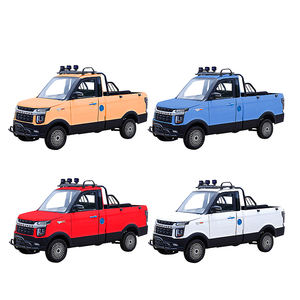 Nouveau camionnette électrique mini à longue autonomie fabriqué en Chine, propulsion arrière, caméra, lumière, cuir, voiture électrique 4 roues, toit ouvrant - Product Image 4