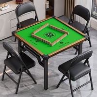 Mesa de Mahjong Plegable sin Patas, Mesa de Mahjong Americana para el Hogar, Mesa de Juego Doble para Mahjong, Ajedrez y Cartas, Mesa Cuadrada Simple
