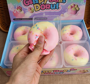 Balle Squishy Croustillante au Beurre, Jouet Anti-Stress Sonore à Presser, Cire Croustillante, Chocolat, Terre Cuite, Jouets Sonores à Presser - Product Image 2