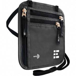 Free Sample Premium Foldable <b>Travel</b> <b>Document</b> Organizer <b>Family</b> Passport <b>Holder</b> ID Wallet Bag - Product Image 1