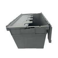 Conteneurs en plastique empilables, emboîtables et recyclables pour la logistique, les livraisons de commerce électronique, les relocalisations, l'emballage et le déménagement
