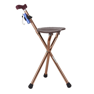 Bastón trípode plegable Hejianze, ajustable, de aleación de aluminio, para personas mayores y ancianos - Product Image 3