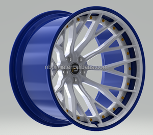 ล้อแม็กซ์แบบเว้าลึก 2 ชิ้นสั่งทำพิเศษ ขนาด 17 ถึง 24 นิ้ว 5x114.3 5x120 สำหรับ Mercedes Corvette C8 - Product Image 1