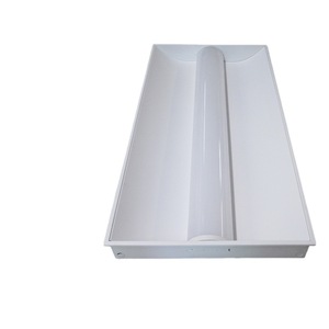 Plafonnier LED encastré au design industriel moderne, avec réflecteurs miroir, corps en fer, forme en grille H, lumière du jour 5000K, AC 220V - Product Image 5