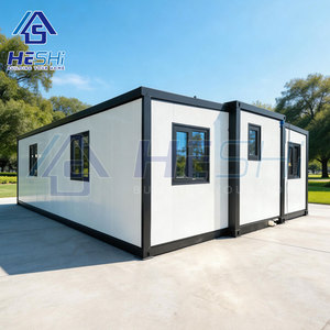 บ้านคอนเทนเนอร์สำเร็จรูปขนาด 40 ฟุต 20 ฟุต แบบขยายได้ 1 2 3 4 5 ห้องนอน บ้านพักอาศัยแบบพับได้สำเร็จรูป - Product Image 2