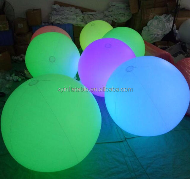 Touch Control Led Light Party Balloon Color Change Led Inflatable Zygote Crowd Balls for Concert Decoration