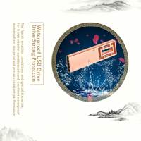 Clé USB Métallique Personnalisable avec Logo, Fabrication Chinoise, En Stock, Promotion Commerciale