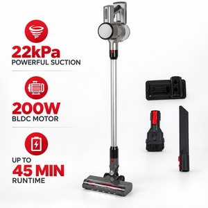 Aspirateur balai sans fil 22 kPa 200 W BLDC léger et portable pour la maison, les tapis et les poils d'animaux – Fabricant et fournisseur OEM/ODM - Product Image 1