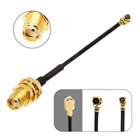 Câble coaxial UFL SMA-mâle 50 ohms RG178 Pigtail Jumper 15 cm SMA-femelle vers U.FL