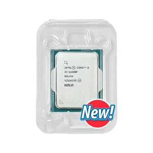 NEW Core i5-12400F CPUs for int el i5 12400F 2.5GHz 6-Core 12-Thread Processor 10NM L3=18M 65W LGA 1700 No cooler