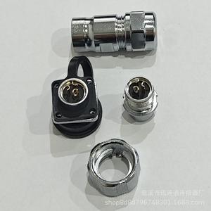 ขั้วต่อสายไฟสำหรับการบิน WY12 M12 แบบ 2 3 4 5 6 7 9 ขา ชุบทองแดง ผลิตจากโลหะผสมสังกะสี แบบหนีบสี่เหลี่ยม ช่องเสียบ DC - Product Image 4