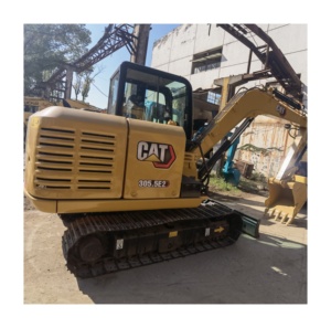 Mini-excavatrice CAT305.5E d'occasion, version japonaise d'origine, avec peu d'heures de fonctionnement, excavatrice sur chenilles de 5,5 tonnes, Cat306 306E 6 tonnes - Product Image 3