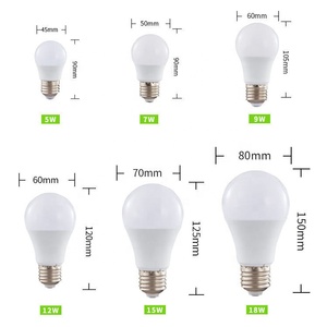 Échantillons gratuits ampoules et tubes d'éclairage à led pièces de rechange E27 B22 3w 5w 7w 9w 12w ampoules de maison pilote de DOB ampoules d'éclairage à led - Product Image 1