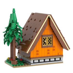 City MINI Maisonnette dans les Arbres Cabane dans les <span class=keywords><strong>Bois</strong></span> Modèles de <span class=keywords><strong>Construction</strong></span> Kits Cadeaux Jouets Parc DIY MOC Blocs de <span class=keywords><strong>Construction</strong></span> Jouets pour Enfants MOC4183 - Product Image 5