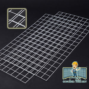 गर्म डूबा हुआ जस्ती लोहे का तार चौकोर छेद वेल्डेड जाल पैनल निर्माण तार जाल - Product Image 2