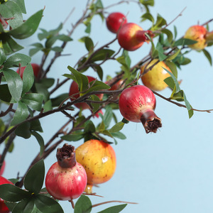 L-R674 Decorazioni di Frutta Artificiale, Melagrane Artificiali per Decorazioni Festive <span class=keywords><strong>e</strong></span> Domestiche, Pronte per Regalo, Decorazioni Floreali all'Ingrosso - Product Image 3