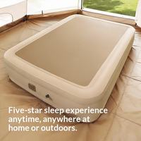 Nouveau matelas gonflable automatique en soie aérienne pour l'extérieur avec pompe intégrée électrique pour le camping et la maison