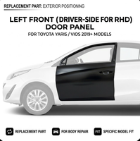 Portes avant gauche et droite neuves en acier pour Toyota Yaris 2019, pièces de carrosserie automobile faciles à installer