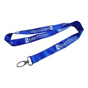 Wholesale Oem Sublimation Nylon Straps Plain Cheap Personalized Custom Logo Printed Nylon Lanyard With Single <b>Hook</b> - Product Image 4