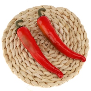 Gresorth giá cả cạnh Tranh Nhân Tạo sống động như thật hạt tiêu trang trí Faux Rau Nhà Bên nhà bếp Bảng thực phẩm hiển thị - Product Image 3