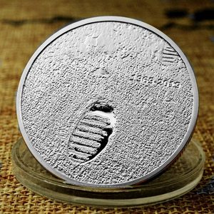 Pièce commémorative de l'astronaute <span class=keywords><strong>Apollo</strong></span> 11 (argent) - Product Image 2