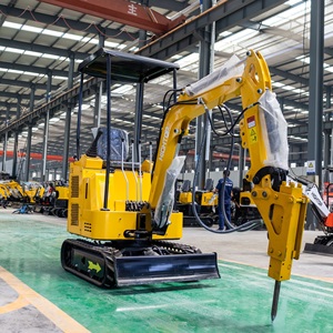 Productos Más Vendidos: Excavadora Compacta Ht15 de 1.5 Toneladas con Cubierta, Martillo Hidráulico y Profundidad de Excavación de 1735 mm - Product Image 4