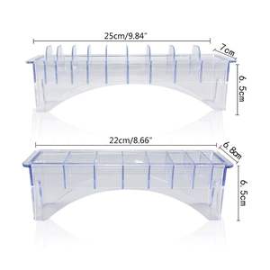 8PCS Professional Limit Comb Cutting Guide Combs 1.5/3/4。5/6/10/13/15/19ミリメートルSet Fits All Full Size Clippers - Product Image 6