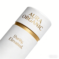 Emballage de flacon de parfum cosmétique biodégradable et recyclable, tube en papier, boîte cylindrique ronde en papier kraft de luxe avec impression personnalisée