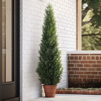 Sapins et cyprès artificiels réalistes de style américain, longue durée de vie, pour la décoration de la maison à l'Aïdelange et au Nouvel An
