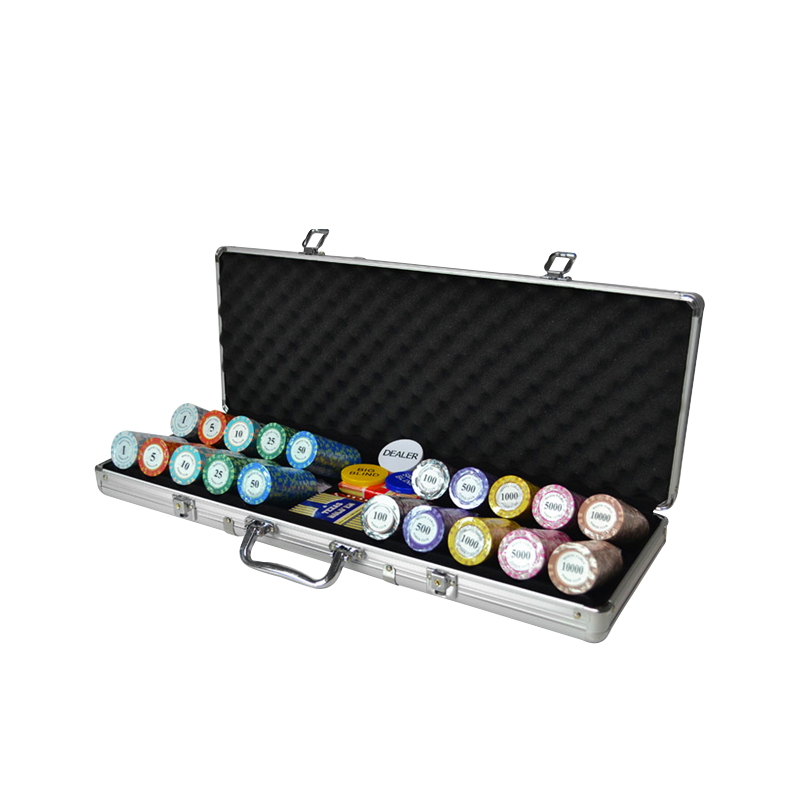 Набор для покера YH-Custom Chips с футляром для фишек для покера, китайский поставщик, пустой Монте-Карло