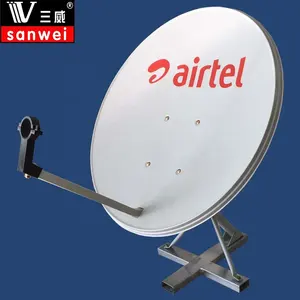 Antena barata de prato de satélite 60cm, banda ku