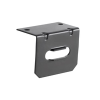 Support de montage pour faisceau de câblage de remorque en acier noir brillant personnalisé, support de connecteur latéral pour véhicule, pour camion
