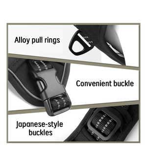 <span class=keywords><strong>Harness</strong></span> Anjing Taktis Nylon Tahan Lama, <span class=keywords><strong>Harness</strong></span> Pelatihan Hewan Peliharaan, <span class=keywords><strong>Harness</strong></span> Anjing Mewah yang Dapat Disesuaikan, Anti Tarik - Product Image 4