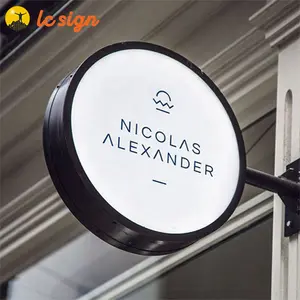 Thiết Kế Mới Tùy Chỉnh Quảng Cáo Ngoài Trời Hình Tròn Nhự<span class=keywords><strong>a</strong></span> Led Chân Không Hình Thành Hộp Ánh Sáng - Product Image 6