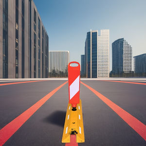 PP לוח עם גומי בסיס כביש אזהרה מאוד רעיוני כביש בטיחות מתגי נתיב מחיצת - Product Image 1