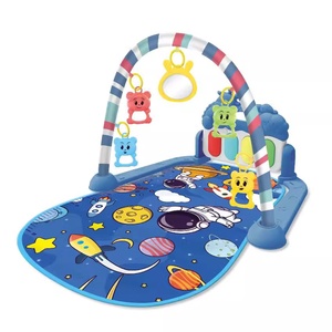 Tapis de jeu musical interactif pour bébé avec <span class=keywords><strong>piano</strong></span>, support orthopédique pour la colonne vertébrale, 3 couches de PVC, cadeau pour nouveau-né, espace de jeu sécurisé - Product Image 3