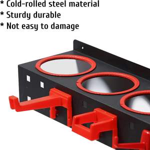 スプレーボトル収納ラック、車用洗浄ブラシ、ディテーリングキット、ツールハンガー、ボトルオーガナイザー付き - Product Image 5