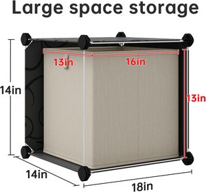 Wholesale Modern DIY Cheap Portable Extendable Plastic Bedroom Living Room <b>Wardrobe</b> <b>Shoe</b> Rack Tool-free Assembly for Workshop - Product Image 5