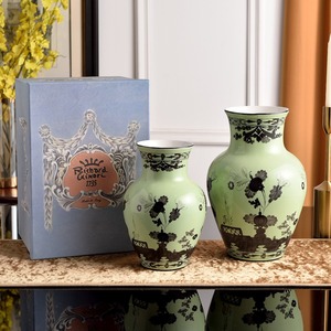 Wholesale Modern Large <b>Small</b> Contemporary Porcelain Flower Pots Home Decor-Luxury Wedding Tabletop <b>Vase</b> Hand Painted - Product Image 3