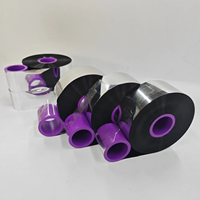 Ruban de transfert thermique noir de qualité supérieure TTO, cire/résine, noyau de 1 pouce, 22mm/33mm/55mm, compatible pour le codage de date sur les bords