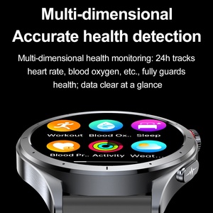 Montre connectée intelligente imperméable ET472 AI-GPT avec fonction de réponse aux questions, ECG, tension artérielle et appel d'urgence SOS - Product Image 6