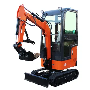 จีน Yanmar EPA เบนซินขนาดเล็กสะเทินน้ําสะเทินบกลากจูง 1T 1.5T 2T 2Ton ตัน 3 ค้อนยาว Mini รถขุดขนาดเล็กสําหรับใช้ในบ้าน