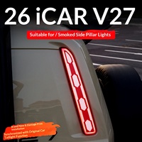 Lampu Pilar Pintu Belakang Chery ICAR V27, Lampu Rem Terpasang Tinggi, Lampu LED Mengalir, Aksesoris ICAUR V27