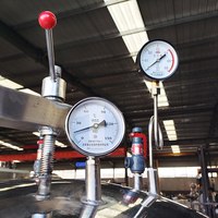 Autocuiseur Industriel Commercial Grande Capacité 100 Litres en Acier Inoxydable pour Cuisson à la Vapeur de Haricots et Viandes