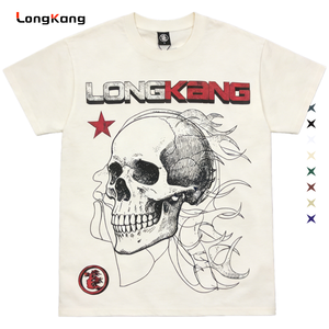 T-Shirt a Maniche Corte di Alta Qualità, 100% Cotone Jersey <span class=keywords><strong>280</strong></span> <span class=keywords><strong>Grammi</strong></span>, Traspirante, Personalizzabile, Stile Street Trendy e Comodo - Product Image 1