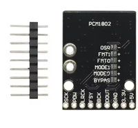 Convertidor de Audio Estéreo A/D PCM1802, Decodificador ADC de 24 bits y 96 kHz, Módulo de Entrada Analógica para Reproductor de Audio y Video Digital PCM, NUEVO