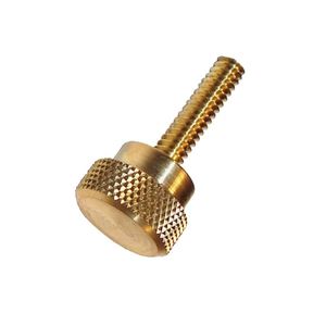 #8-32 Brass Thumb <b>Screws</b> Knurled Head Solid Brass Machine <b>Screws</b> - Product Image 1