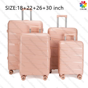 Ensemble de bagages rigides en PP approuvé par la TSA, 13 pièces |   <span class=keywords><strong>Valise</strong></span> de voyage légère et robuste SKD en kit plat avec faible coût d'expédition - Product Image 3