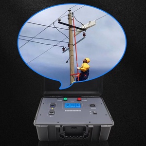 เครื่องตรวจจับข้อบกพร่องสายดินเครือข่ายไฟฟ้าแรงสูง ES7050 FUZRR 433MHz ไร้สาย RF 3kV เครื่องวัดความต้านทานสายดิน 0-120k - Product Image 5