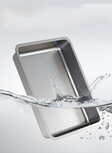 Kunden spezifische Katzenstreu aus Edelstahl mit Schubladen Große Kapazität NON-STICK Katzen toilette aus Edelstahl - Product Image 6